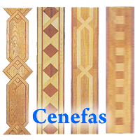 Cenefas en perimetro de parquet